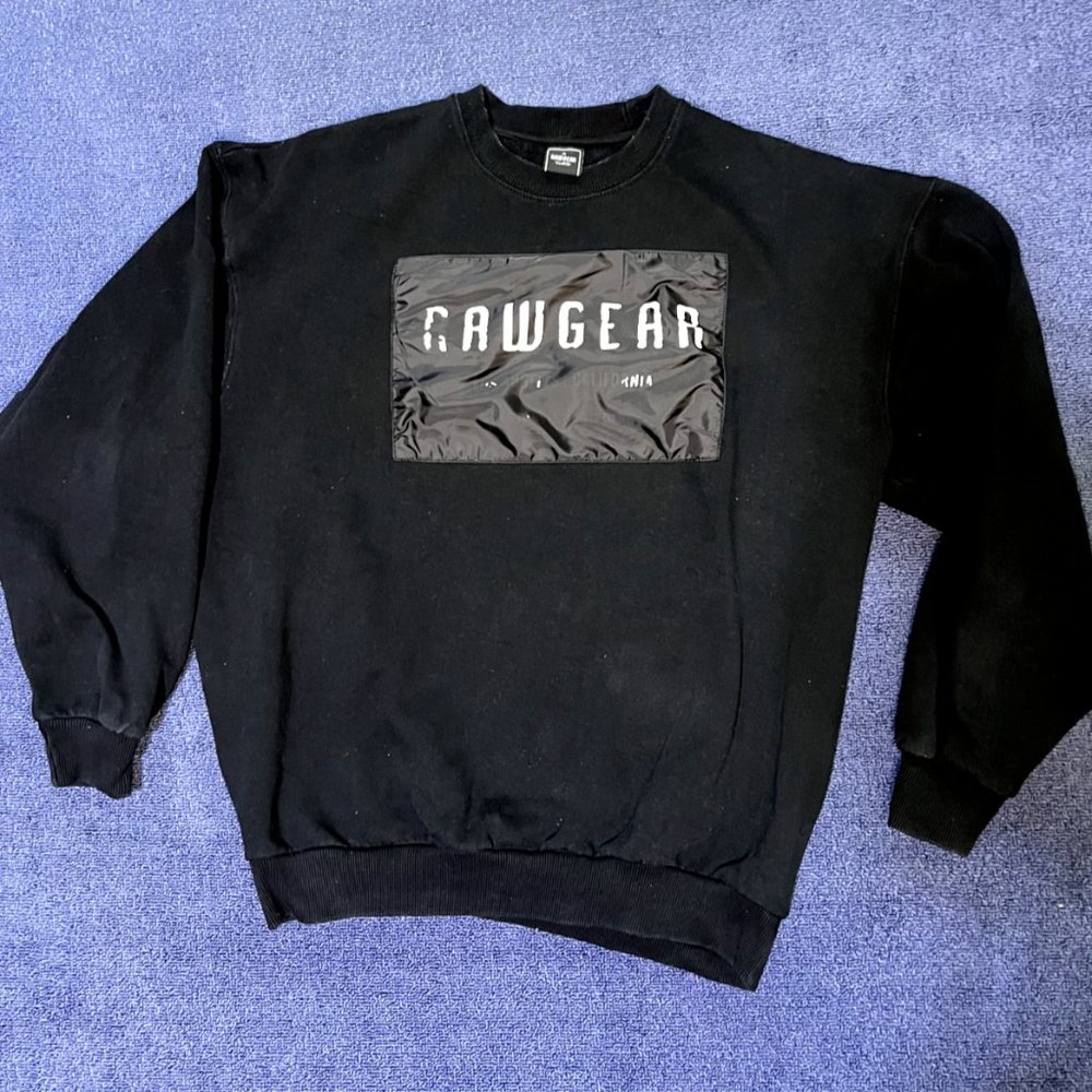 Raw Gear Crewneck Black Size XL Pullover Sweatshirt Bradley Martyn